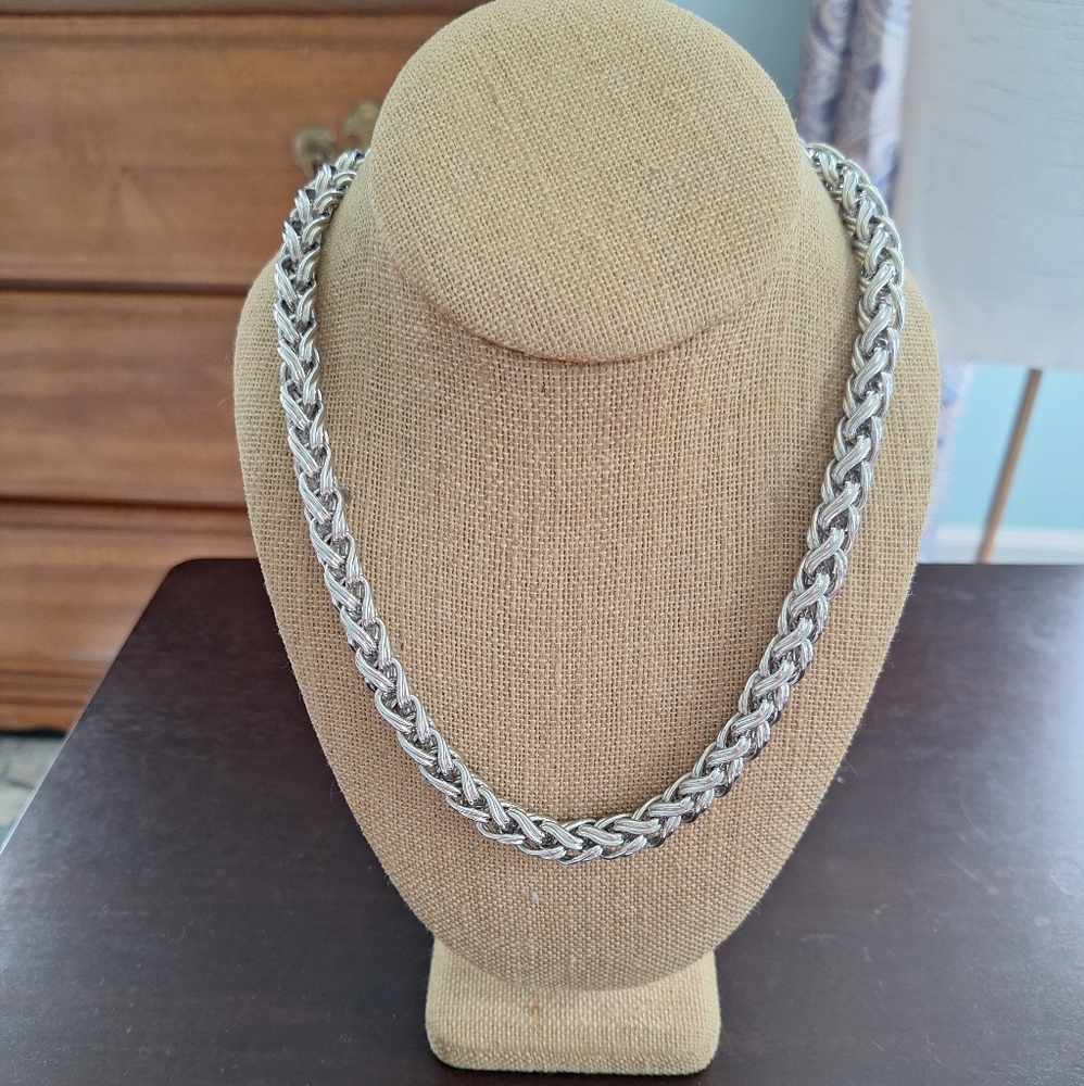 Napier Silver Chain Necklace